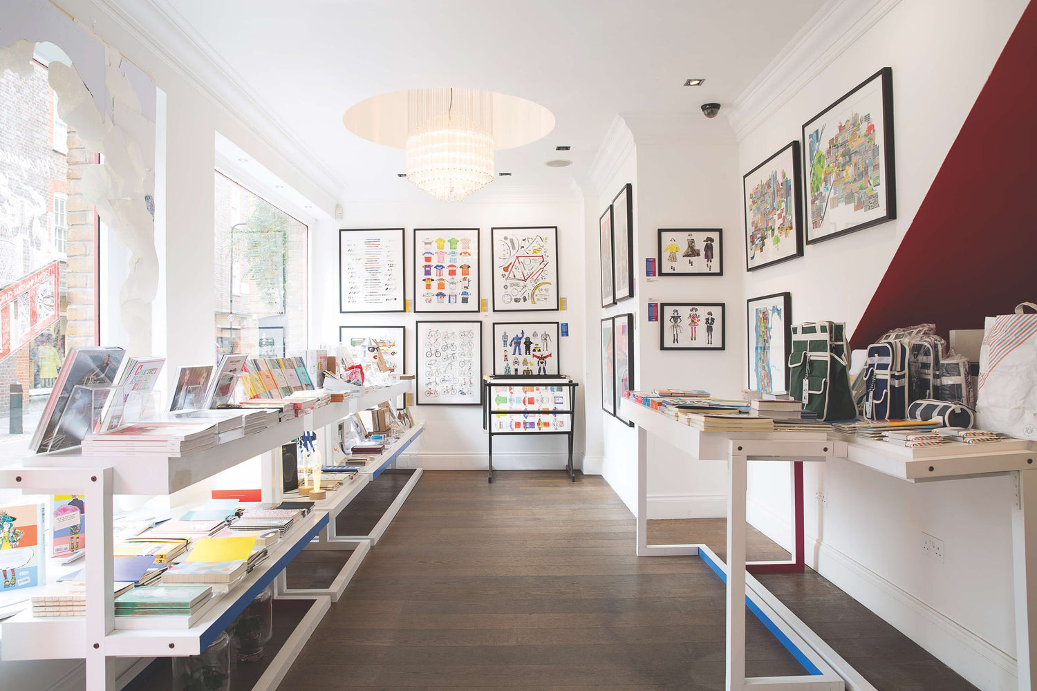 Interior of Magma Books in London