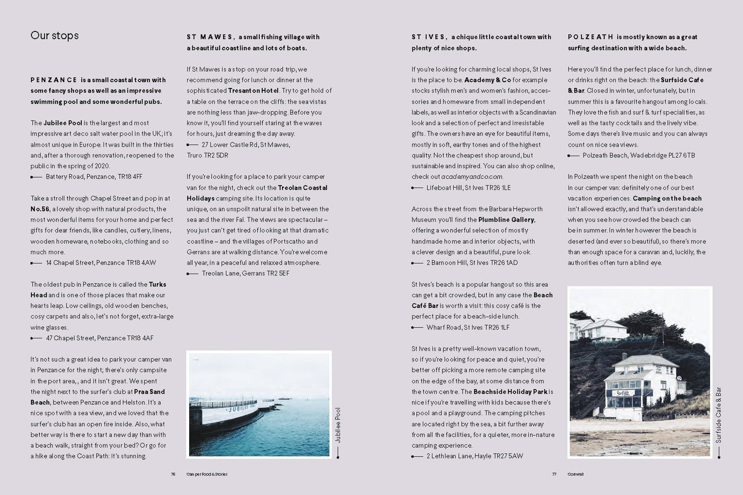 Camper Food & Stories